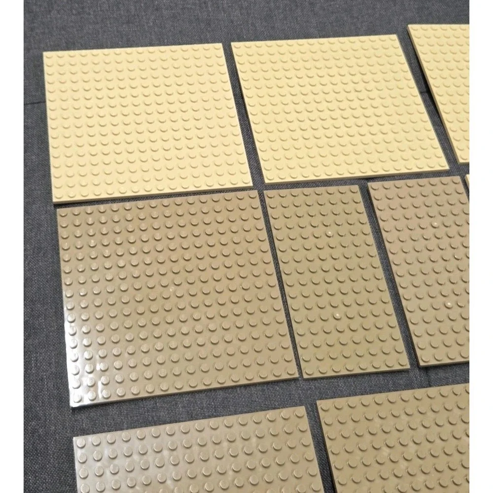 Lego Tan 16x16 8x16 Base Plates 5